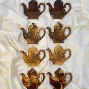 Caffeine Chic Resin Coasters