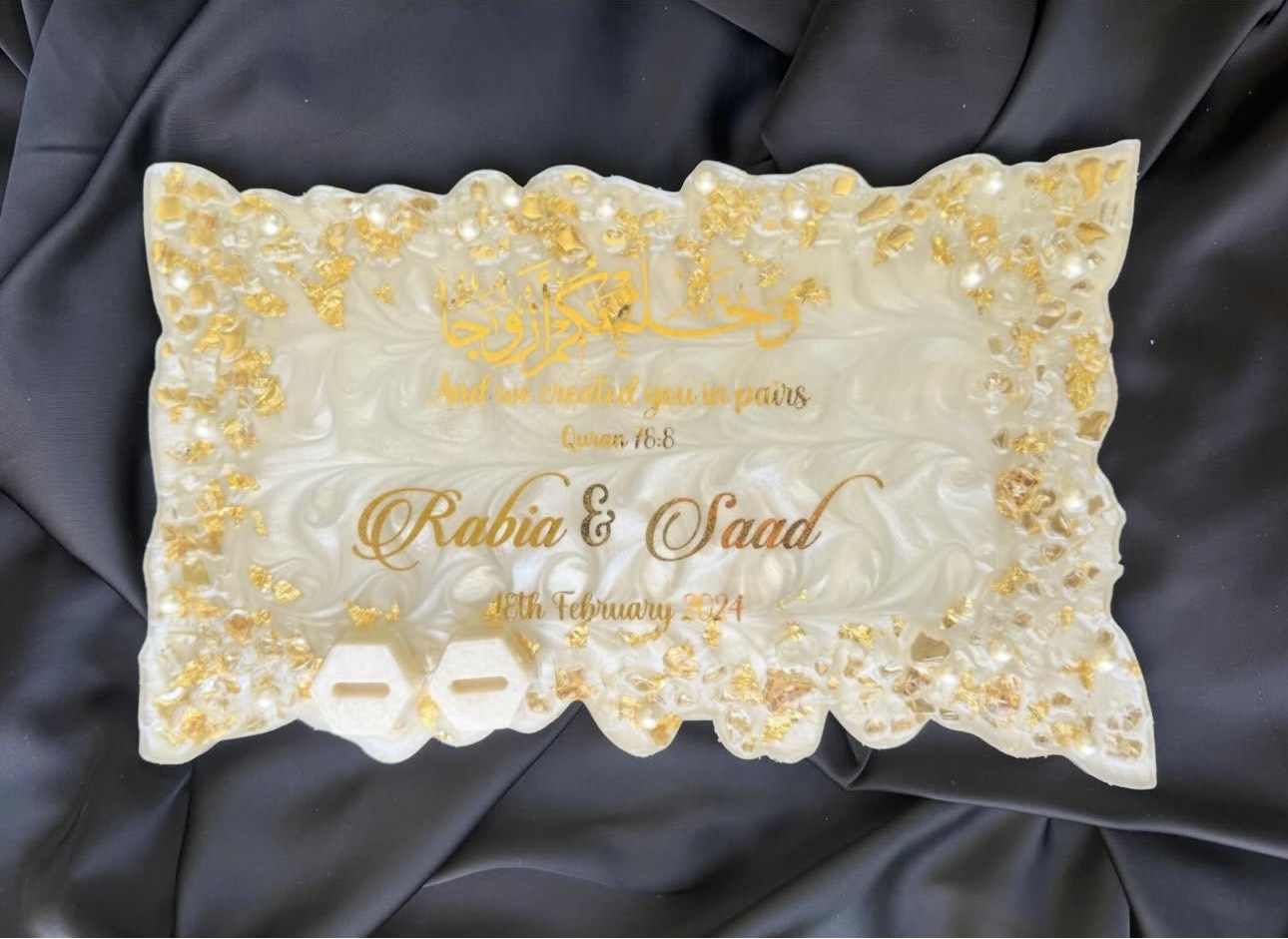 Commemorate Resin Nikkah Plaque