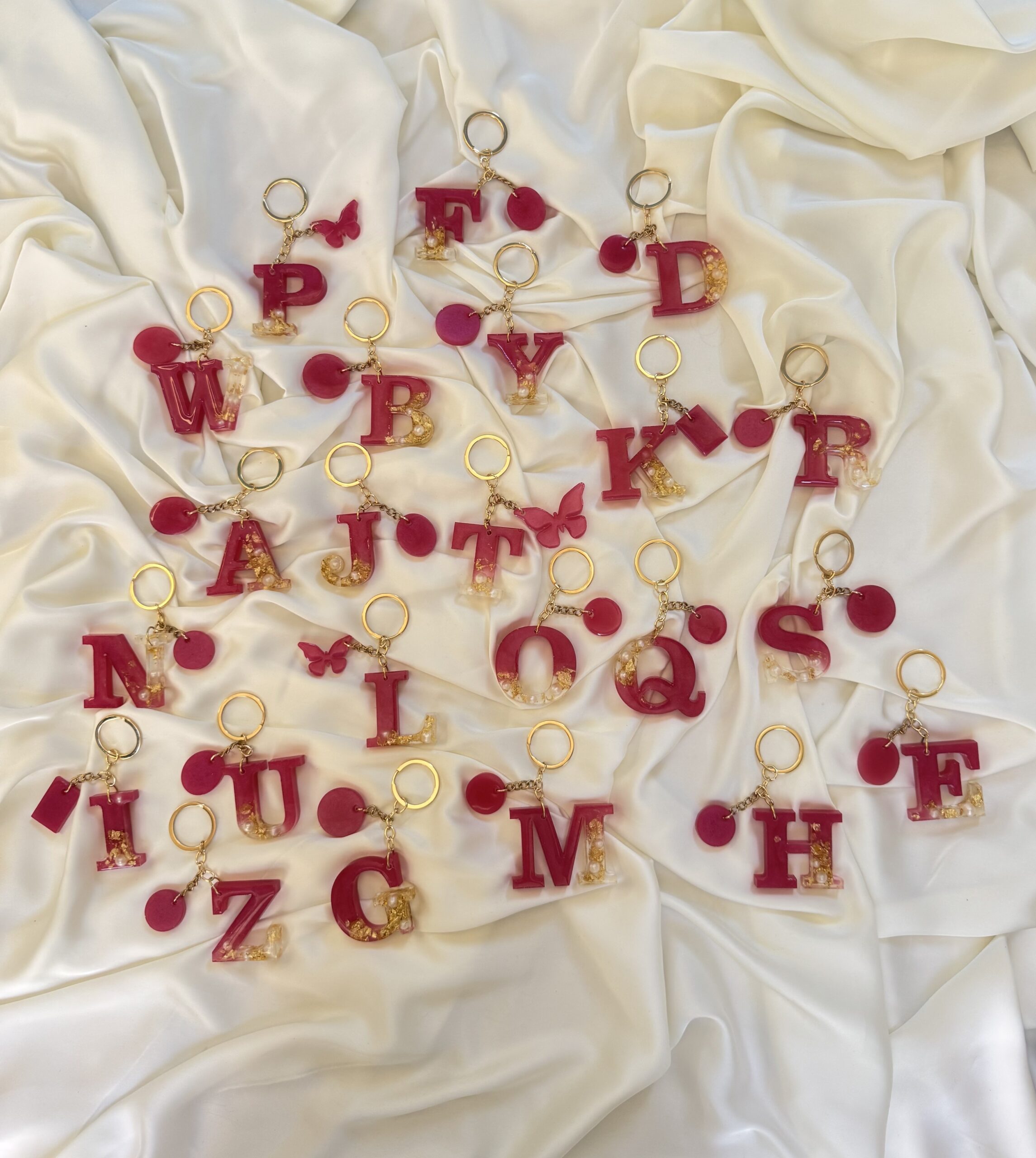 Dazzling Resin Keychains 1