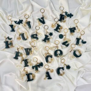 Peacock Perfections Resin Keychains