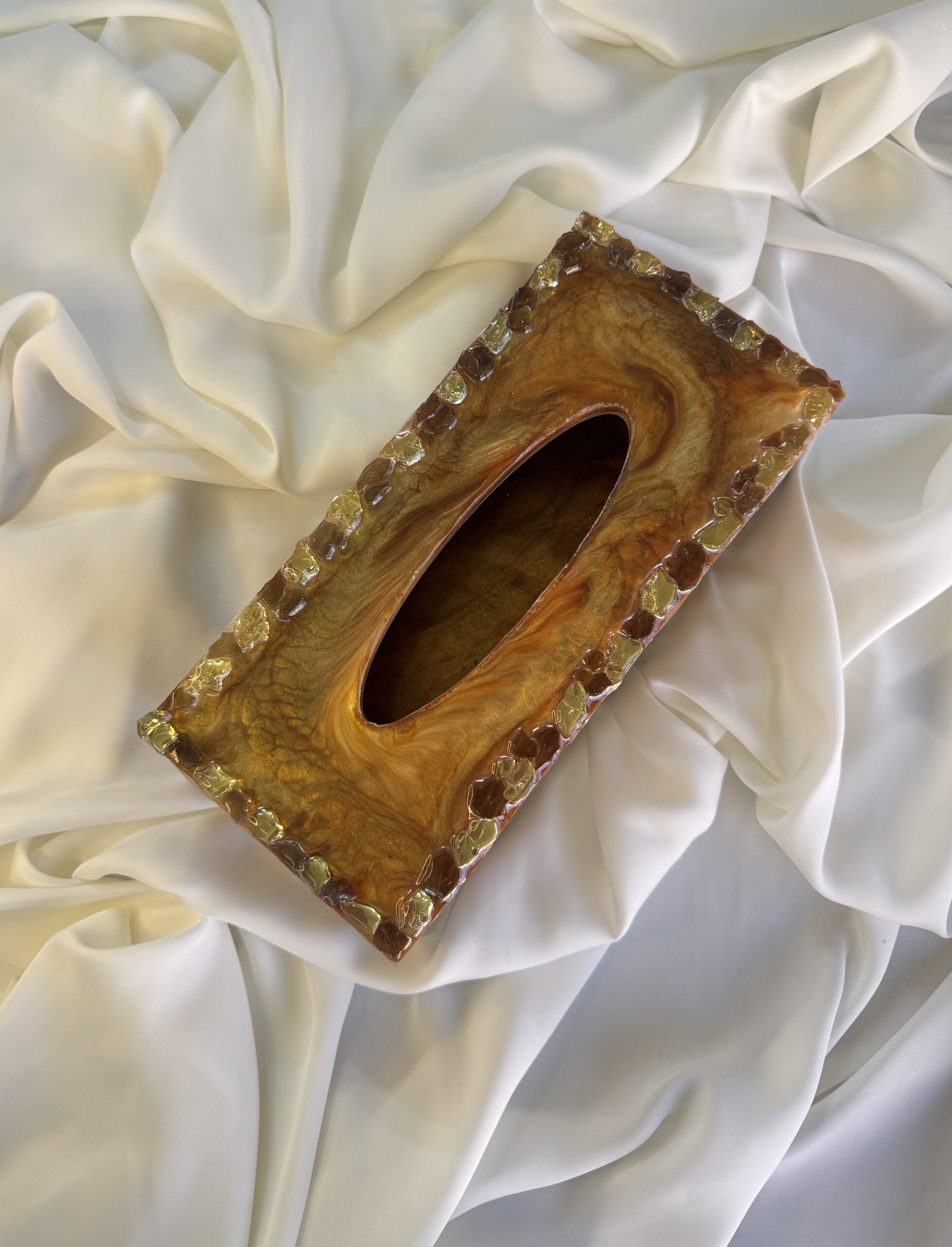 Sunstone Serenity Resin Tissue Box 1