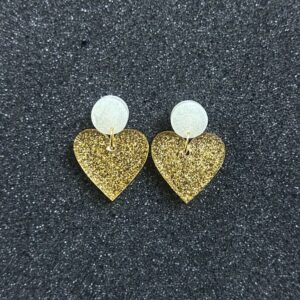 Love's Sparkle Resin Earrings