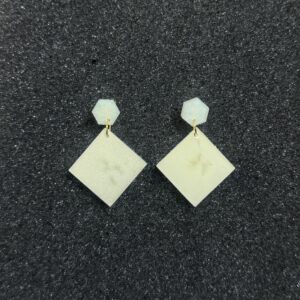 Morning Dew Resin Earrings