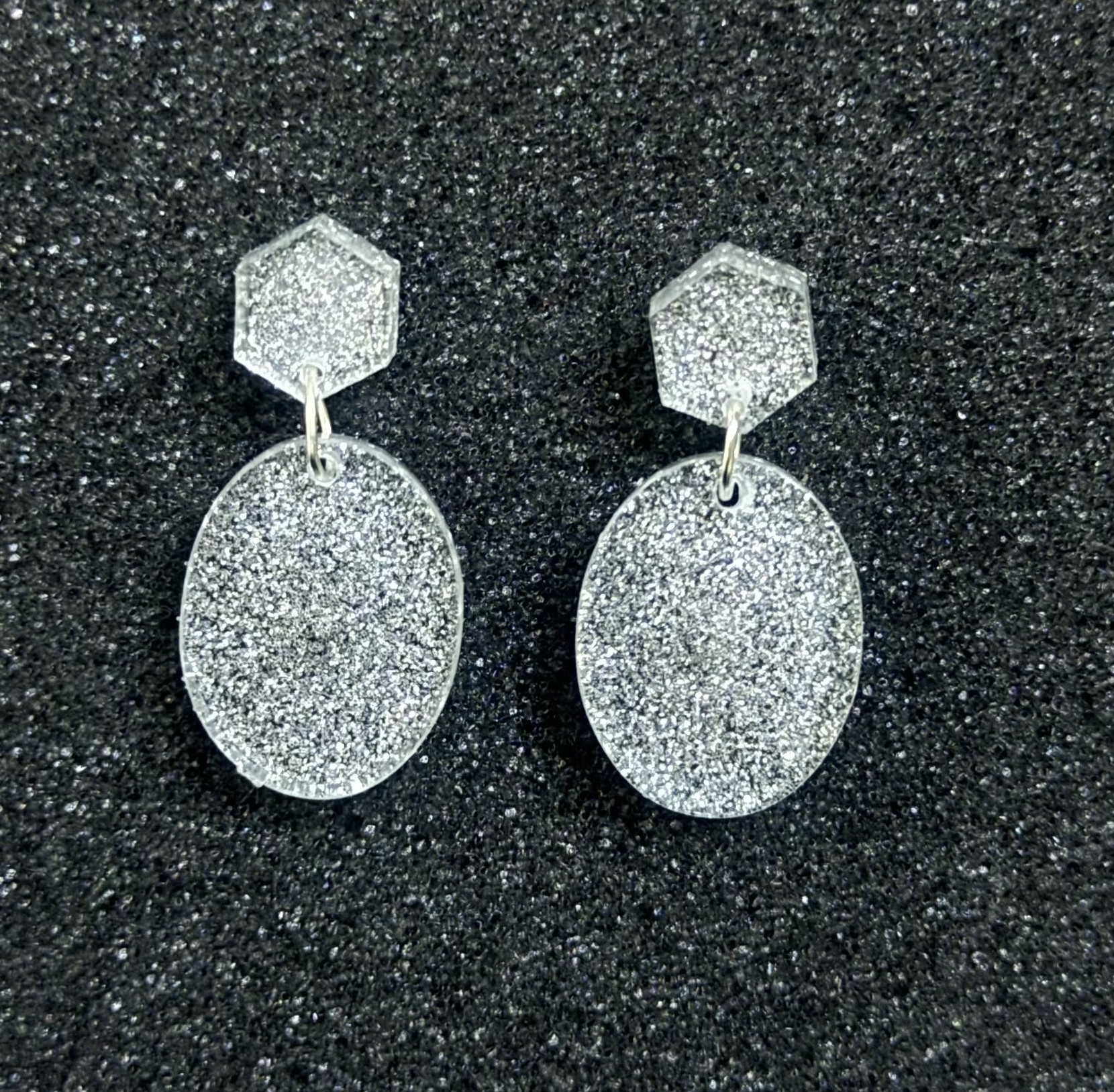 Starlight Shimmer Resin Earrings 1