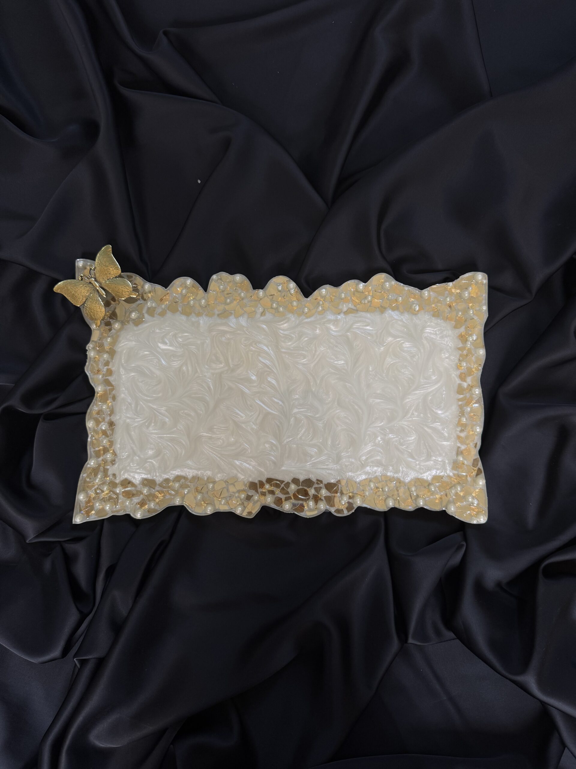 Butterfly Kisses Resin Tray