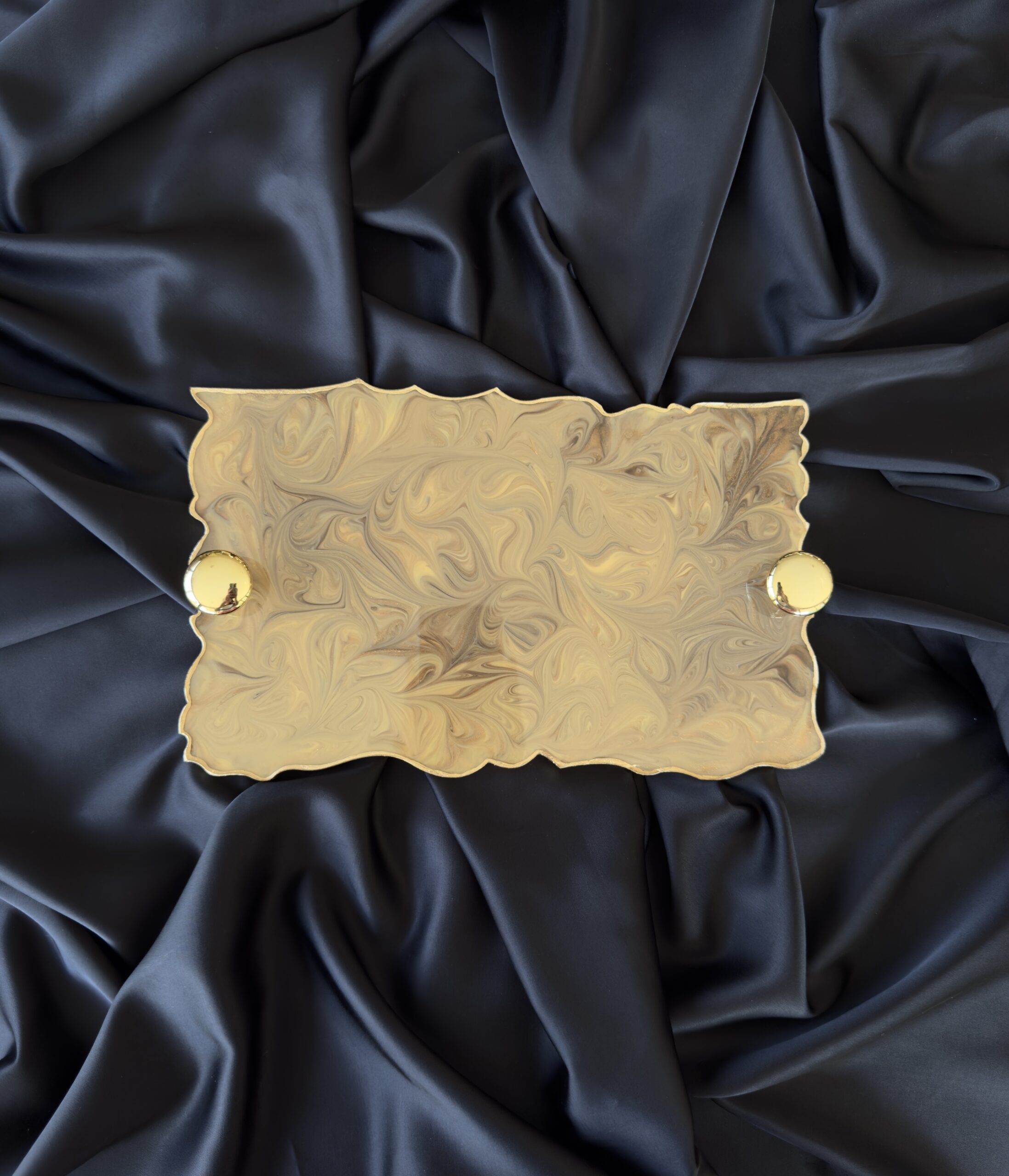 Jeweled Elements Resin Tray