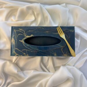 Glamorous Resin Tissue Box