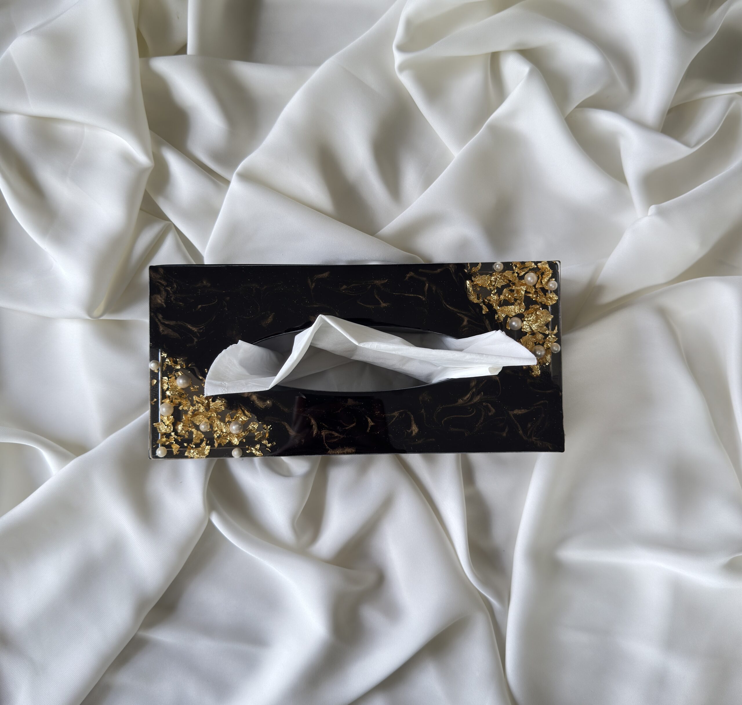 Marble Design Resin Tissue Box 1