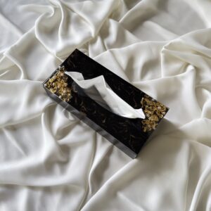 Marble Design Resin Tissue Box