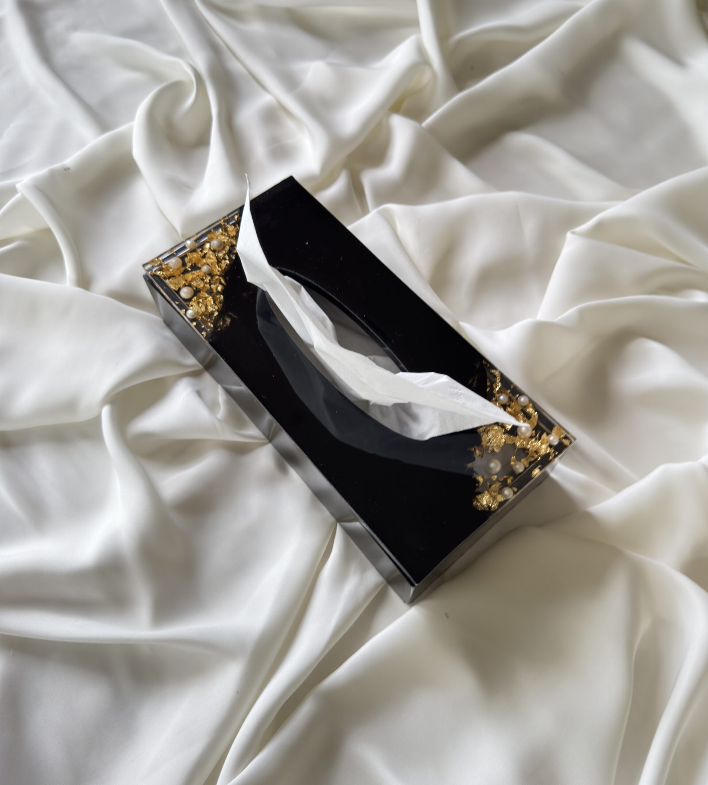 Midnight Resin Tissue Box 1