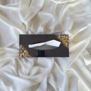 Midnight Resin Tissue Box