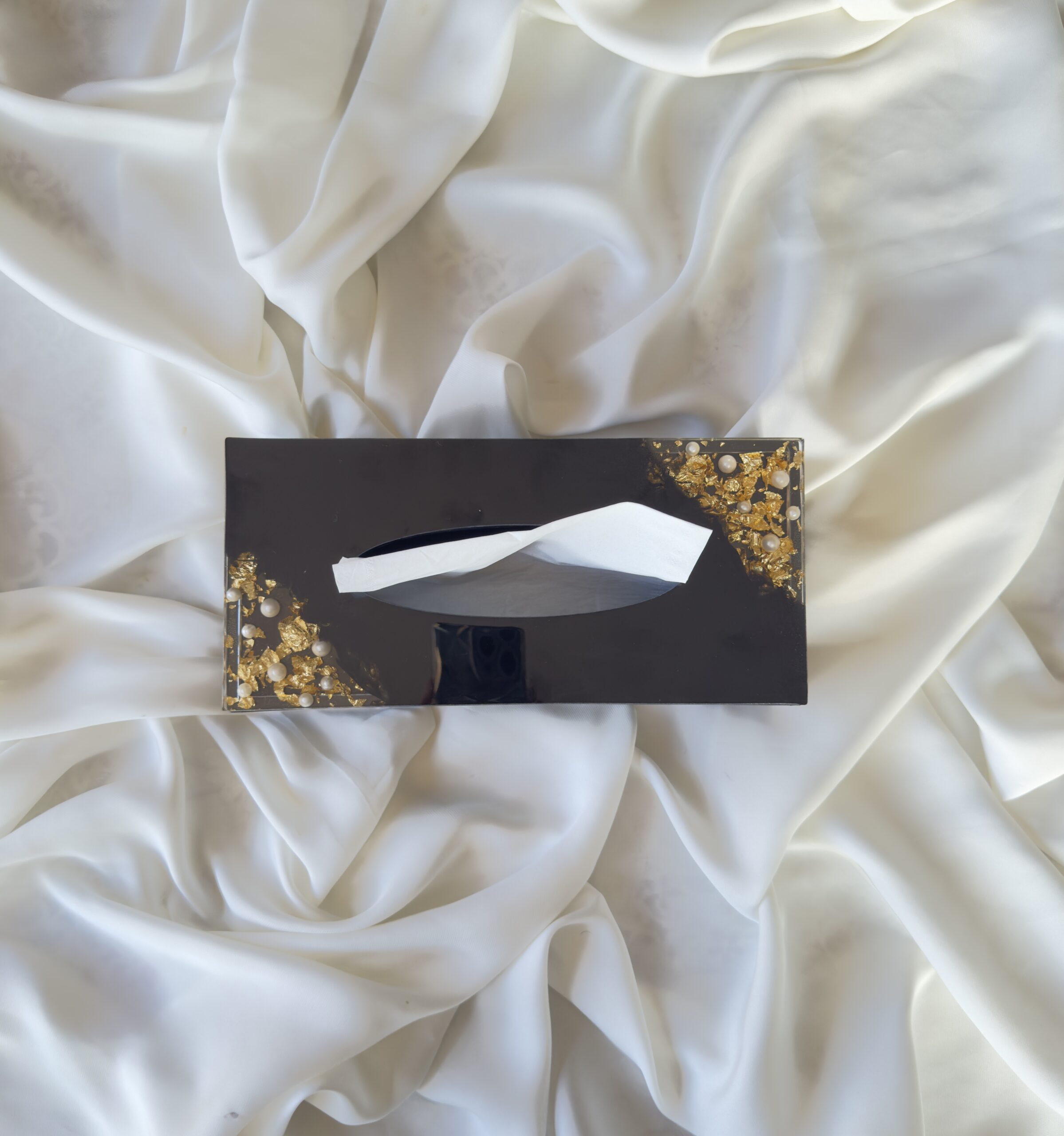 Midnight Resin Tissue Box