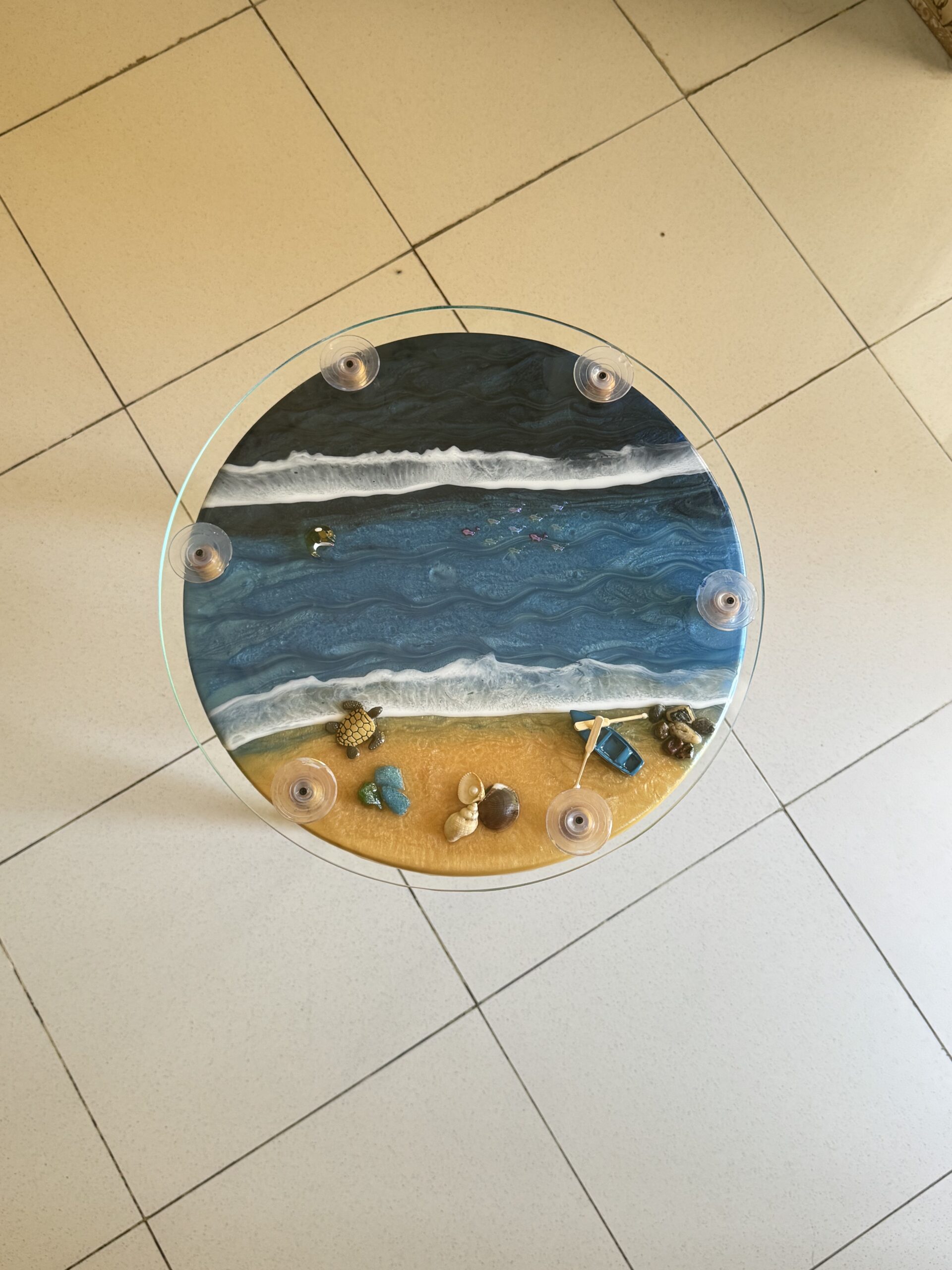 Oceanic Dream Resin Table 1