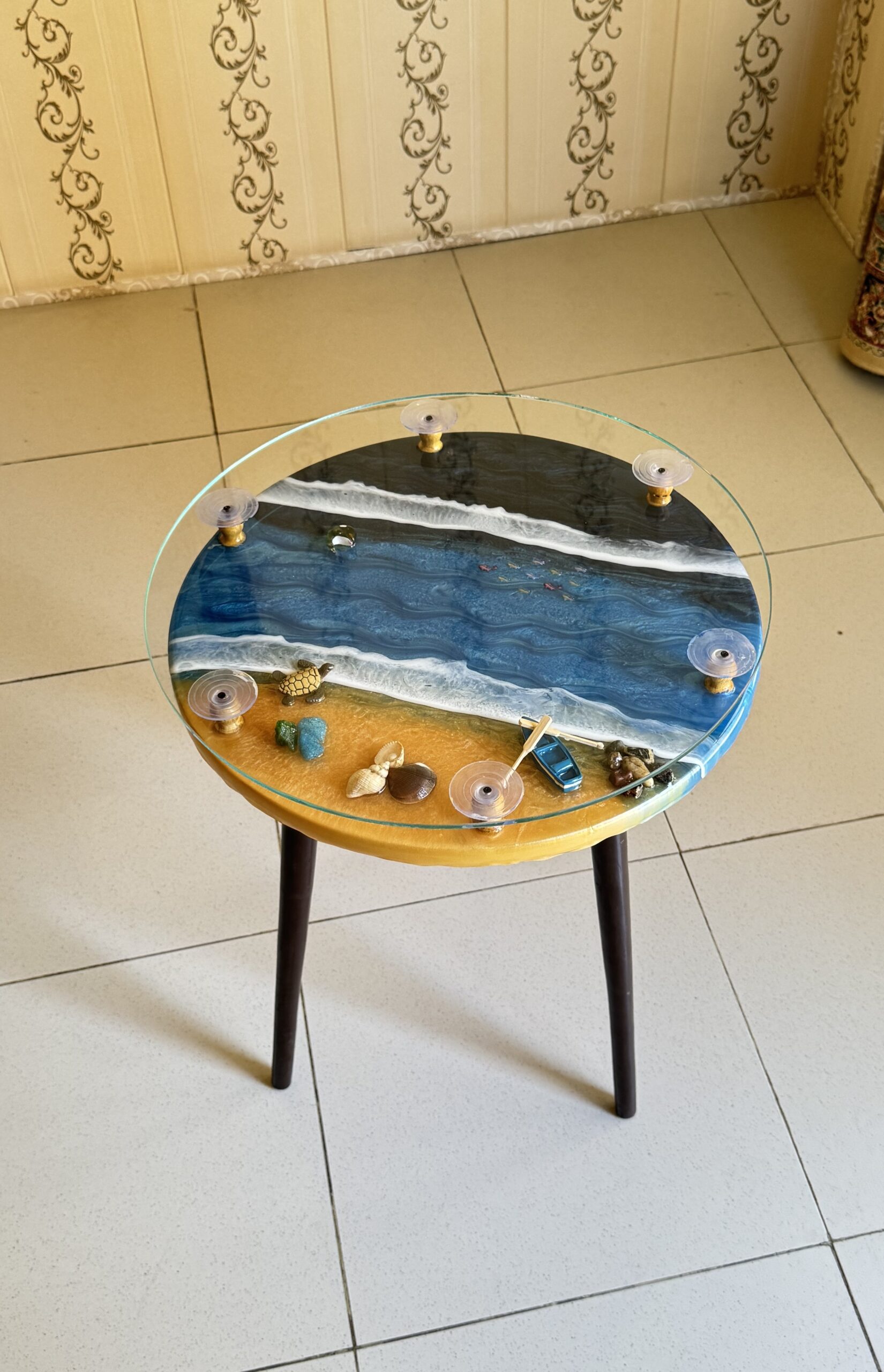Oceanic Dream Resin Table