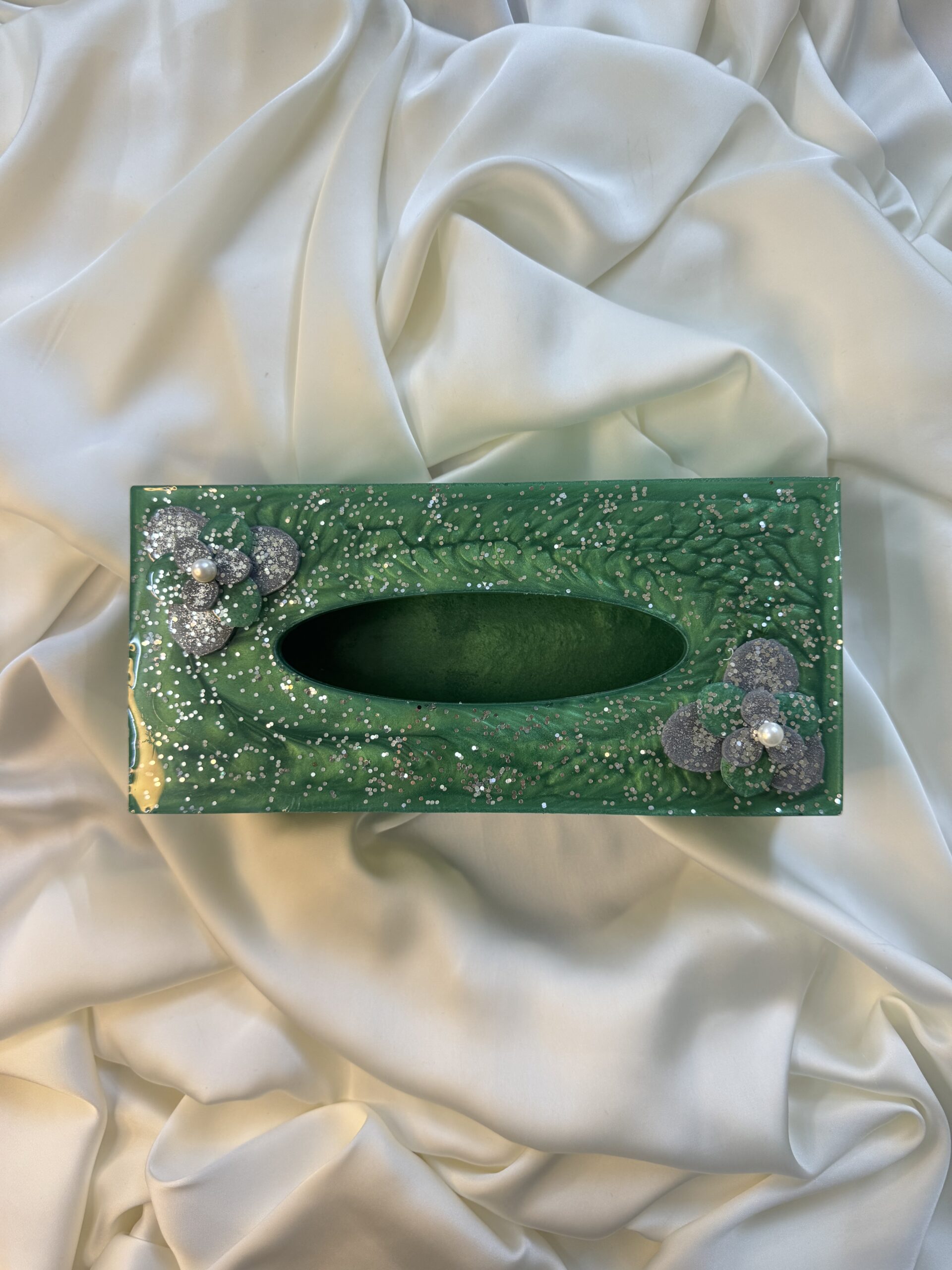 Starlit Serenity Resin Tissue Box